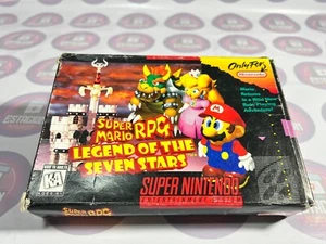 SUPER MARIO RPG LEGEND OF SEVEN STARS CIB Complete Good Shape SNES - Picture 1 of 21