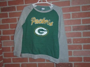 GREEN BAY PACKERS DAMEN DICKES LANGÄRMELIGES T-SHIRT GRÖSSE MEDIUM - Bild 1 von 2