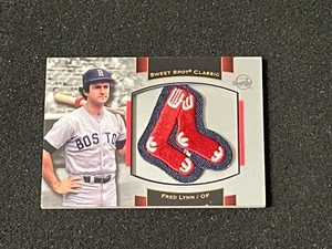 Fred Lynn 2003 Sweet Spot Classic Team Logo Patch Red Sox - Picture 1 of 4