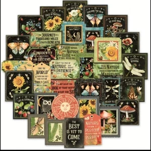 10 pegatinas vintage de plantas a base de hierbas - álbum de recortes, diario, manualidades y tarjetas hágalo usted mismo - Imagen 1 de 3