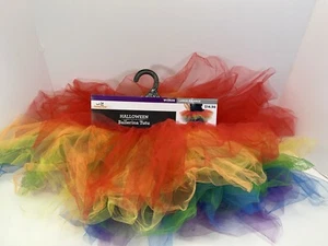 Rainbow Tutu Women's Size Large/X-Large Ballerina Dress Up Halloween NEW - Picture 1 of 7