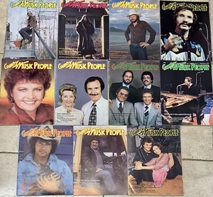 JOB LOT 11 x COUNTRY MUSIC PEOPLE MAGAZINES 1981 MISSING AUGUST - Picture 1 of 3
