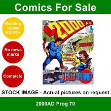 2000AD prog #70 comic - VG/VG+ - Brian Bolland Dredd - 24 Jun 1978