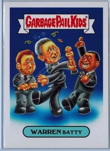 2017 GPK Garbage Pail Kids Not-Scars Oscars #1a Warren Batty Beatty - Picture 1 of 2