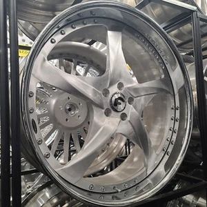 24" FORGIATO APPUNTINTO 5X112 MERCEDES BENZ SCLASS S550 AUDI BMW ROLLS ROYCE - Picture 1 of 8
