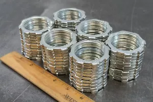 Lot of 60 Thomas & Betts TB 144 1-1/4" Zinc Plated Steel Lock Nut Locknut - Picture 1 of 3