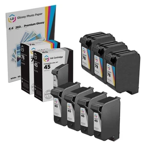 Tinta de repuesto LD Reman HP 3 Reman HP 45/51645A y 4 Reman HP 78/C6578DN - Imagen 1 de 9