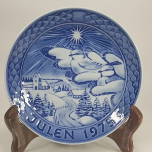 Grande Porzellan von Kopenhagen 1975 Julen Weihnachtsteller Vögel 7" UFHFP - Bild 1 von 9