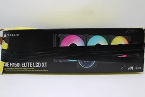 CORSAIR iCUE H150i ELITE LCD XT 3x120mm Liquid CPU Cooler - Picture 1 of 10