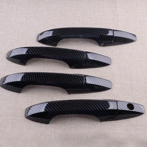 For Acura TSX Sedan 2004-08 Carbon Fiber Side Door Handle Cover Trim Accessories - Picture 1 of 9