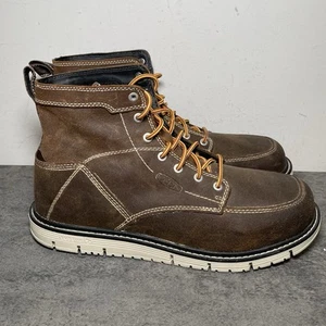 KEEN Utility 6 San Jose Waterproof Soft Toe Work Boots Tortoise Mens Size 12EE - Bild 1 von 14