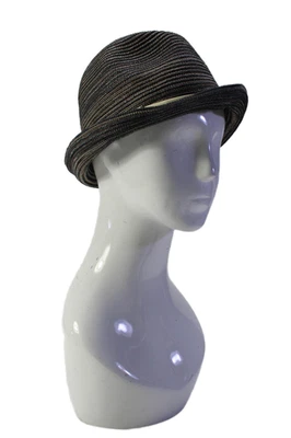 Sombrero Fedora Eugenia Kim Mujer Tejido Rayas Gris Talla OS Foto 1 de 4