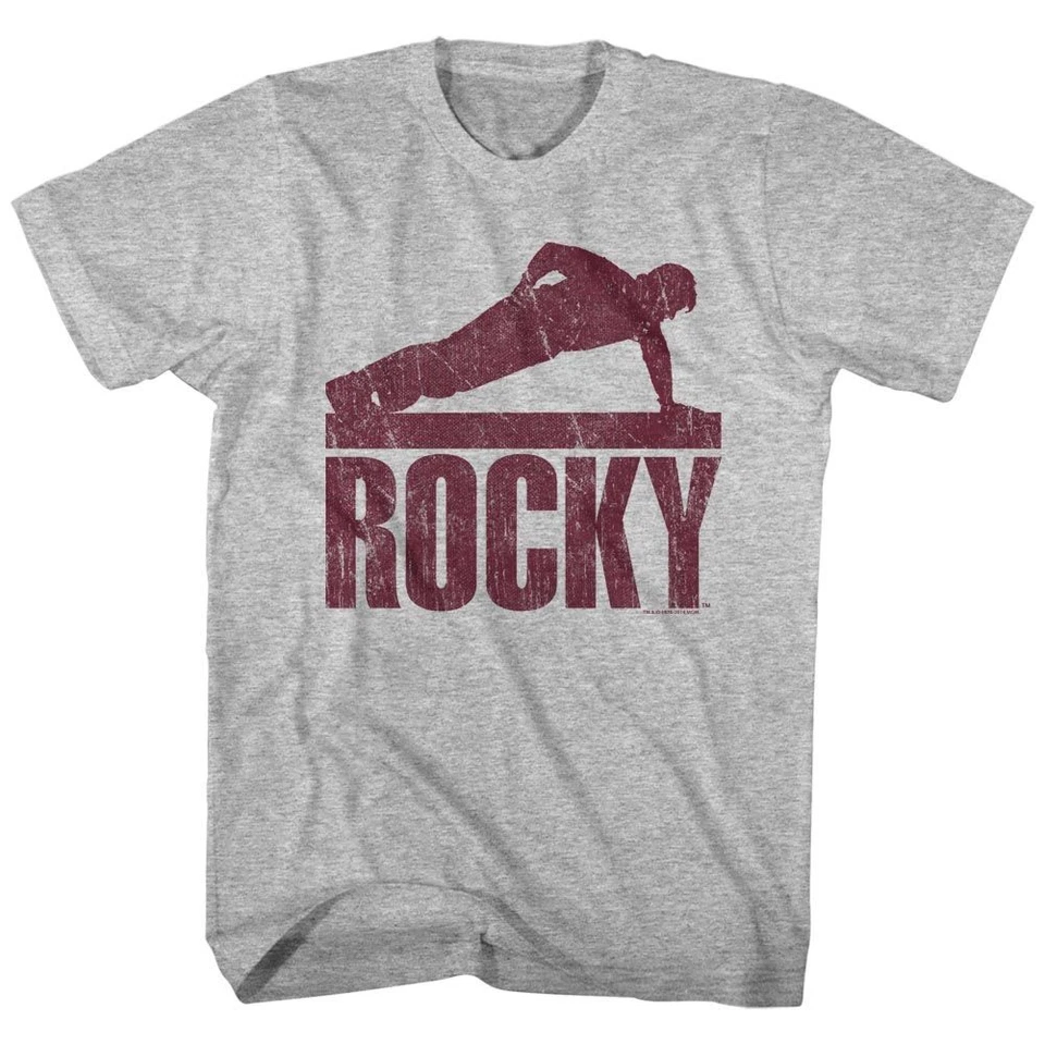 Rocky - Pushup - Short Sleeve - Heather - Adult - T-Shirt - Image 1 of 1