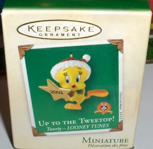 Up To The Tweetop`2002`Miniature-Tweety Loves Flying High, Hallmark Ornament-- - Bild 1 von 6