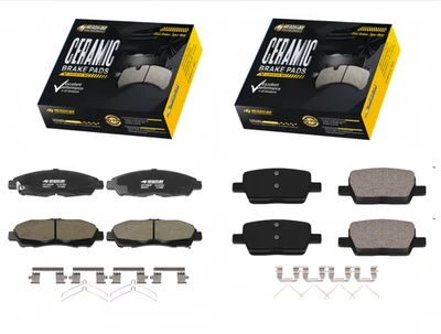 Front and Rear Ceramic Disc Brake Pads For 2018-2020 Buick Enclave 3.6L OE spec - Image 1 of 4