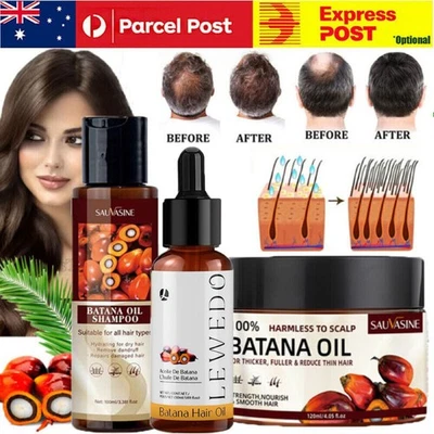 1-2x Batana Oil Serum Anti Hair Loss Conditioner Promotes Hair Growth Healthier - image 1 of 4