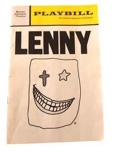 Playbill LENNY Brooks Atkinson Theater Cliff Gorman May 1972 New York - Picture 1 of 5