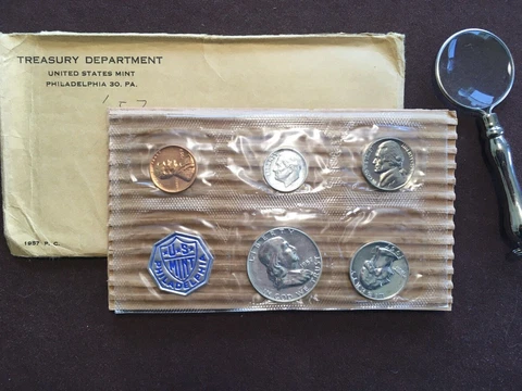 1957 US PROOF SET COMPLETE / SILVER Cover