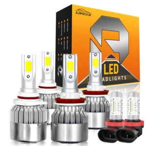 For 2011-2018 Toyota Sienna 6X LED High Low + Fog Light Bulbs Combo - Picture 1 of 20