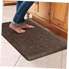 WISELIFE Kitchen Mat Cushioned Anti Fatigue Floor Mat,Thick Non 17.3"x28" Brown