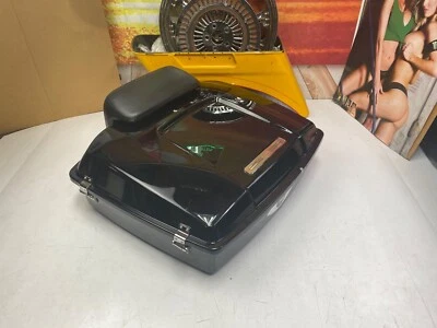 🔥Aftermarket Harley 95-23 Touring Chopped Tour Pack Pak, encosto preto🔥 - Imagem 1 de 4