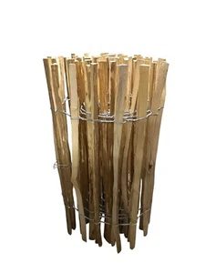 5m Staketenzaun Rollboarder 50cm hoch Lattenabstand 4-6cm Gartenzaun aus Holz - Bild 1 von 2