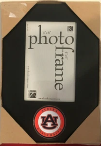 Cornice portafoto Auburn University Tigers AU 4x6 cornice nera logo ceramica multicolore - Foto 1 di 11