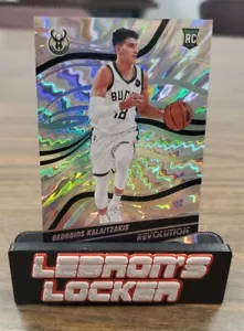 2021-22 Panini Revolution Asia Holo #106 Georgios Kalaitzakis RC /99 Bucks - Picture 1 of 2