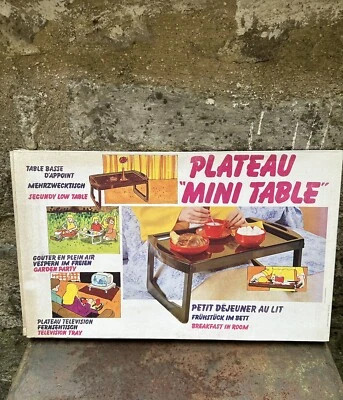 Plateau De Lit   - Petite  Table De Déjeuner Plateau Télévision Plexiglas - Photo 1/4