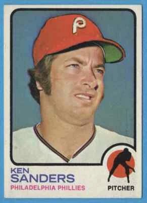 1973 Topps Ken Sanders #246 Philadelphia Phillies - Image 1 of 2