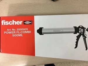 Fischer pro Wurst Abdichten Silikon Pistole mit Aluminium Fass mit 3 Düse - Bild 1 von 7