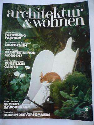 Architecture & Living Magazine in German, Architektur & Wohnen, California 1979 - Image 1 of 4