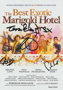 Tessa Peake Jones Paul Nicholas Graham Seed + 1 HAND Signed Flyer , Only Fools - Picture 1 of 3