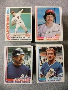 L#A67  1982 Topps Baseball complete set, EXMT+, Cal Ripken Jr, Lee Smith, HOFers - Picture 1 of 3