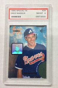 1995 SPECIAL FX GREG MADDUX #29/48 PSA NM-MT 8 "RARE" NICE CARD - Picture 1 of 2