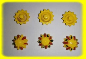 BOTTONI VINTAGE mm.18 COLOR NERO GIALLO ROSSO LOTTO 6 PZ BUTTONS BOUTONS KNOEPFE - Imagen 1 de 1