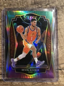 2020-21 Panini Select Devin Booker Premier Level Verde Bianco Viola Prizm #121 - Foto 1 di 2