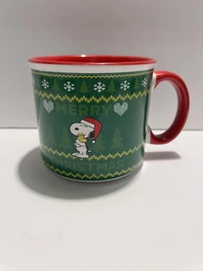 Taza de café grande o plato de sopa Peanuts Snoopy Christmas - Imagen 1 de 5