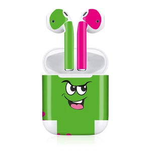 Pellicola Decorativa Protettiva Air Pod Custodia Design Set Musica Neon Splash - Zdjęcie 1 z 7