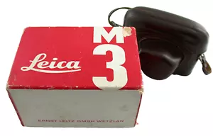 LEICA Leitz late maker's box OVP Schachtel M3 case leather early version 70xxxx - Bild 1 von 7