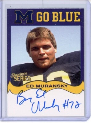 TK LEGACY MICHIGAN SIGNATURE SERIES AUTO ED MURANSKY #MGB115 - Image 1 of 2