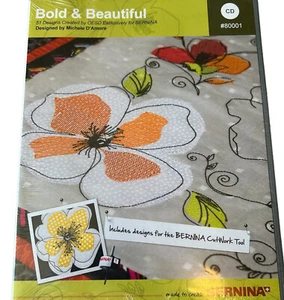 Bernina Bold Beautiful Embroidery Design cartidge disc #80001 Multi Format Oesd - Picture 1 of 3