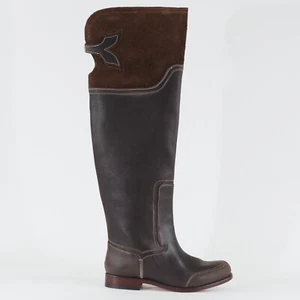 Timberland Lucille Knee 20644 Damenstiefel braun Leder lässig zum Überziehen hoch - Bild 1 von 11