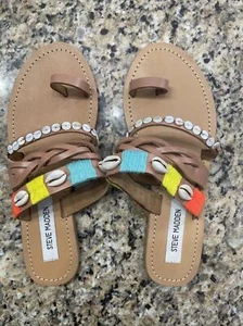 Steve Madden Milos Seashell Slide Sandale - NEU - Bild 1 von 4