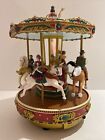 MR. CHRISTMAS HOLIDAY GO ROUND CAROUSEL 1996 25 GREAT SONGS MINI MERRY GO ROUND