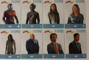 2018 Upper Deck Ant-Man & The Wasp - X-Con Background Check Card Set - Picture 1 of 3