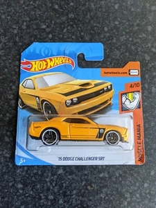 Hot Wheels FKB06	2018	Muscle Mania	4/10	Dodge	'15 Challenger SRT	143/365		Yellow - Picture 1 of 1