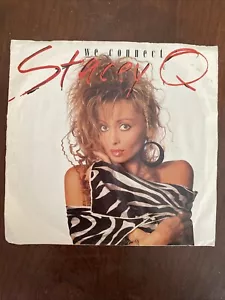 Stacey Q We Connect / Don't break my heart 45 RPM 7" Picture Sleeve 1986 perfect - Picture 1 of 4