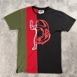 Billionaire Boys Club Men’s S T-Shirt Astronaut Red Black Green Split Graphic - Afbeelding 1 van 11
