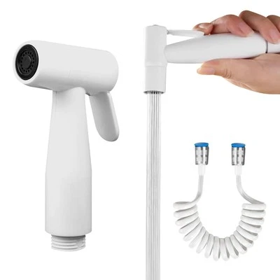 Kit Douchette WC Bidet Avec Tuyau de Douche Télescopique en ABS de 200 cm - K... - Photo 1/4